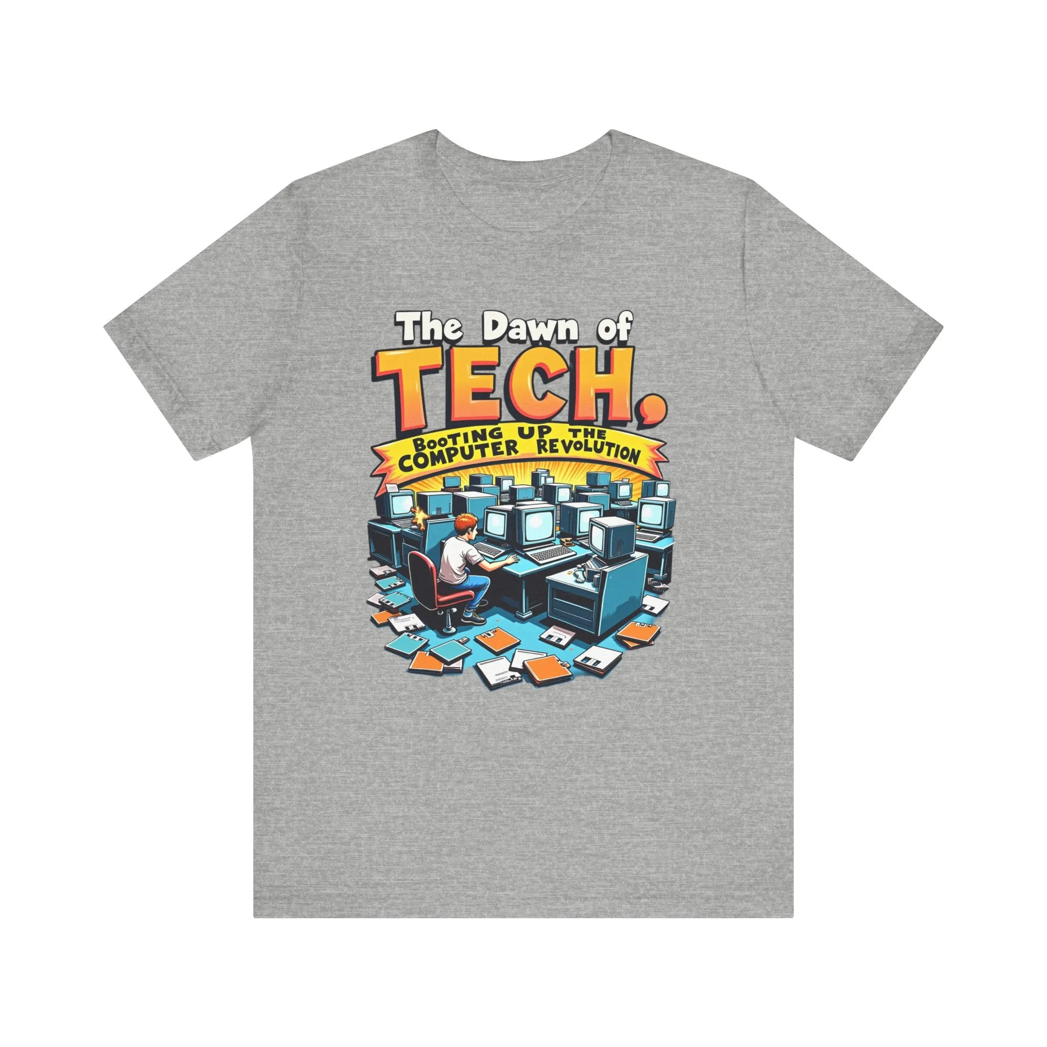 80s Computer Geek Startup T Shirt