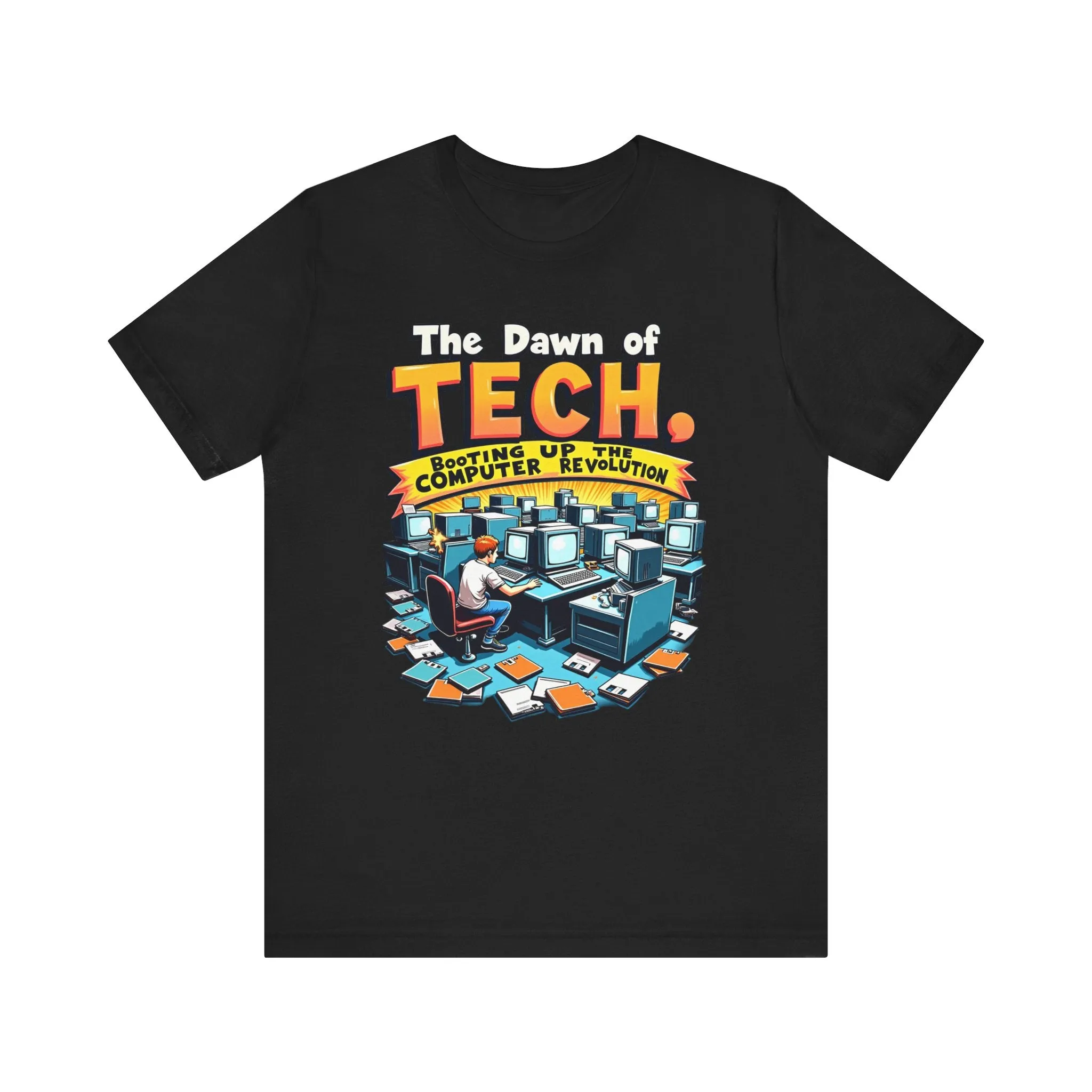 80s Computer Geek Startup T Shirt
