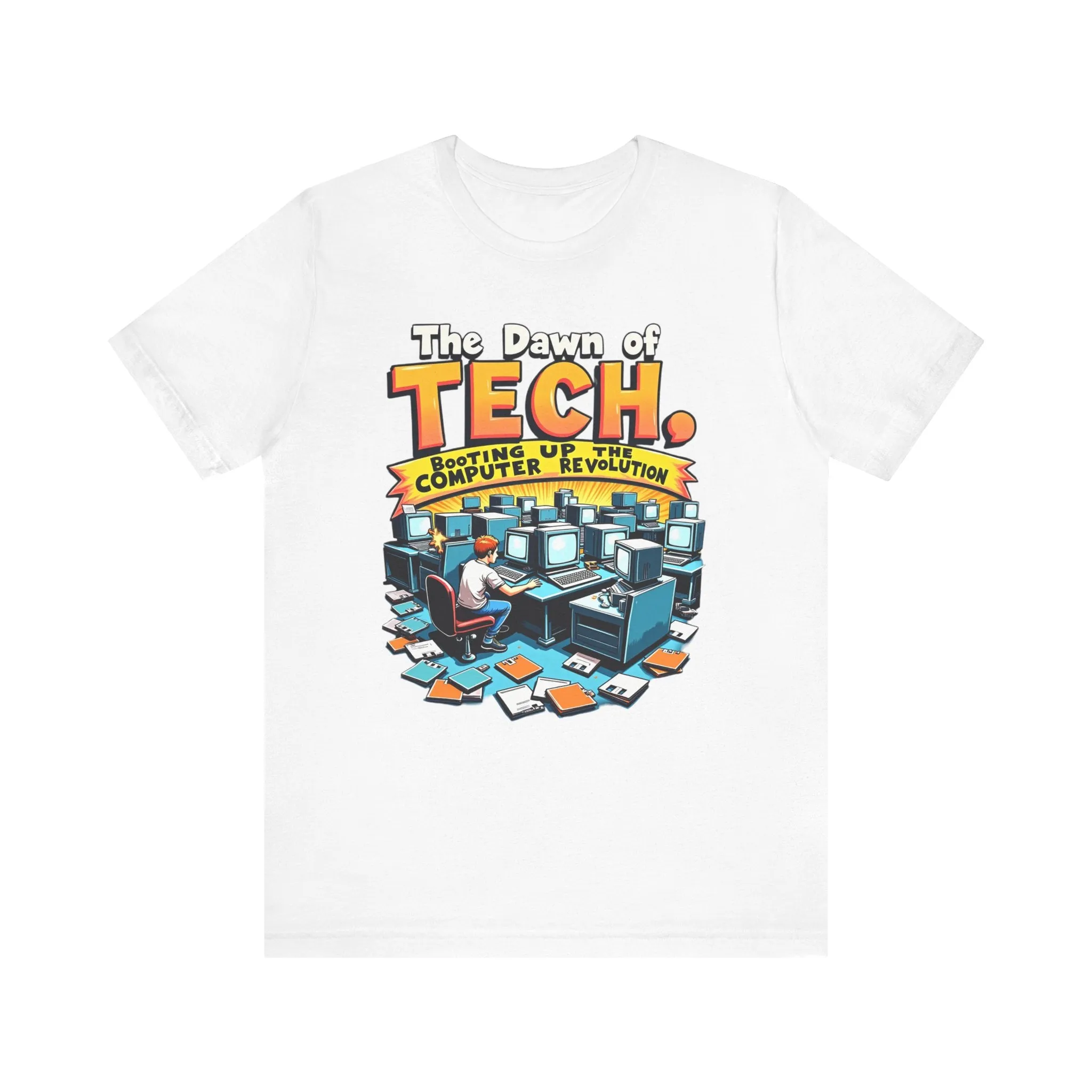 80s Computer Geek Startup T Shirt