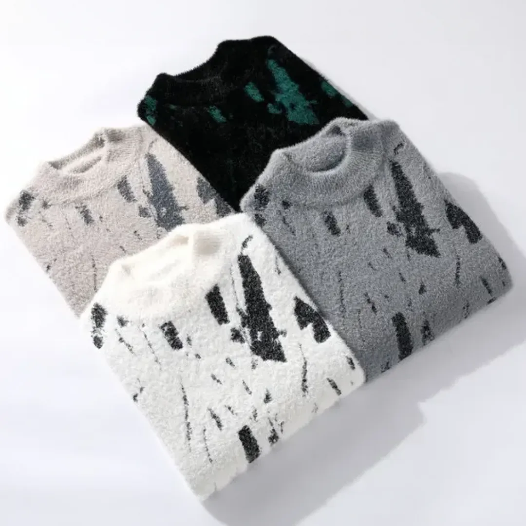 Adam - Mixed Knit Sweater