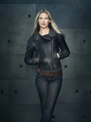 Anna Torv Fringe TV Series Black Leather Jacket