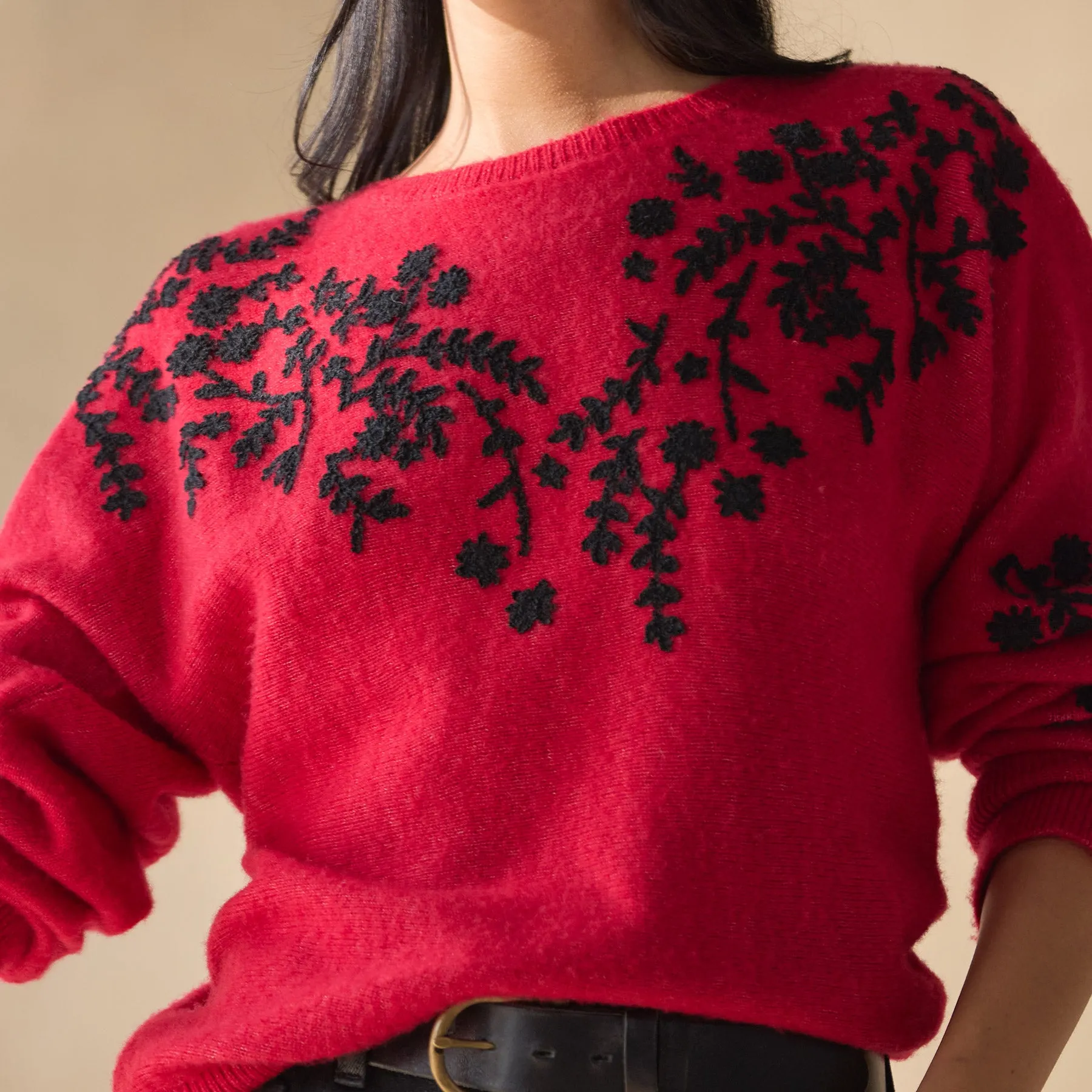 Anya Vines Sweater, Petite