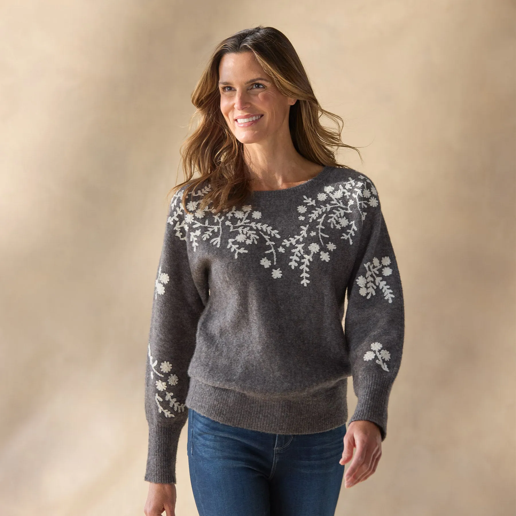 Anya Vines Sweater, Petite