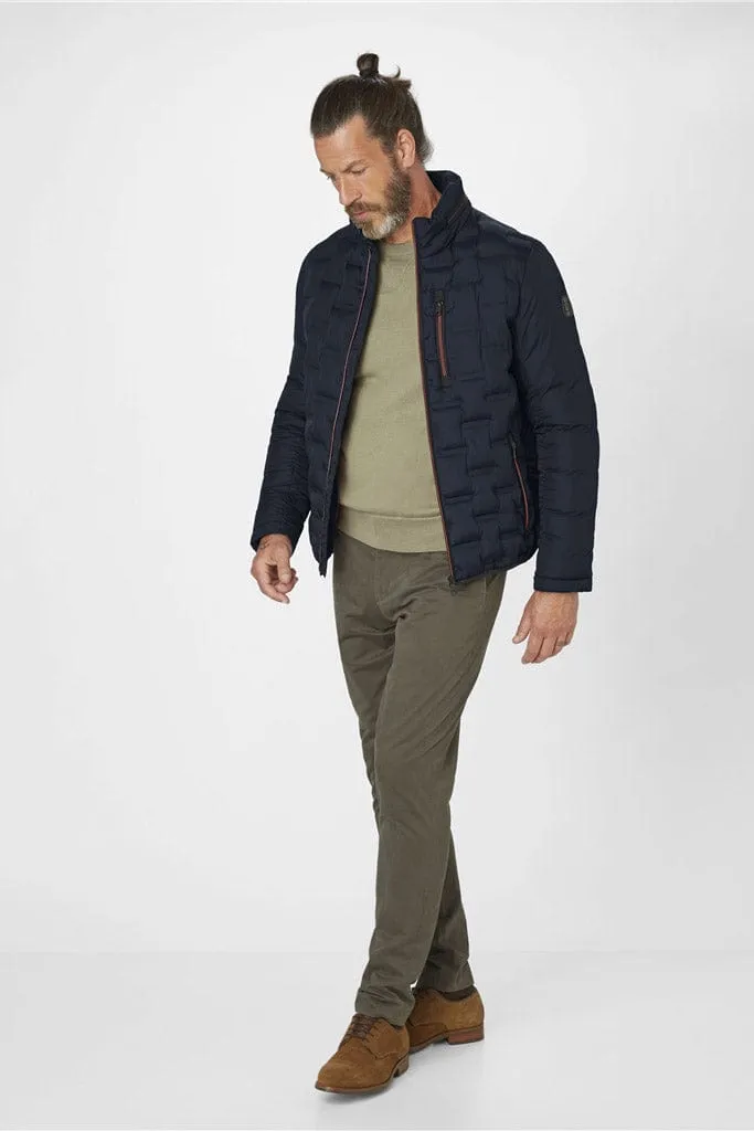 Apollo Water Resistant Recycled Down Jacket - Navy