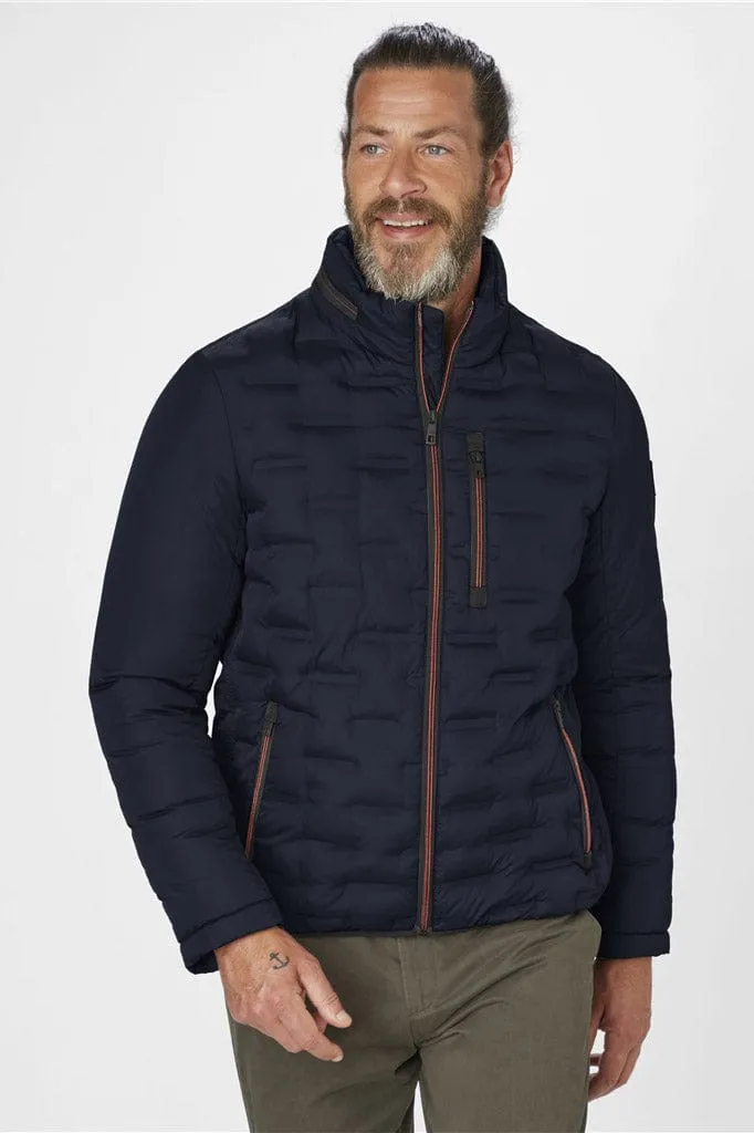 Apollo Water Resistant Recycled Down Jacket - Navy