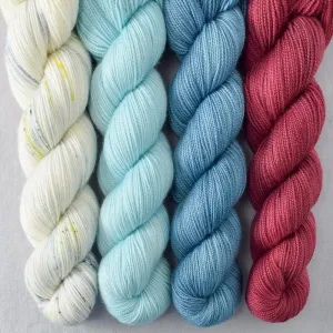 Atik, Next Chapter, Peace and Quiet, Smooch - Yummy 2-Ply Quartet - Babette