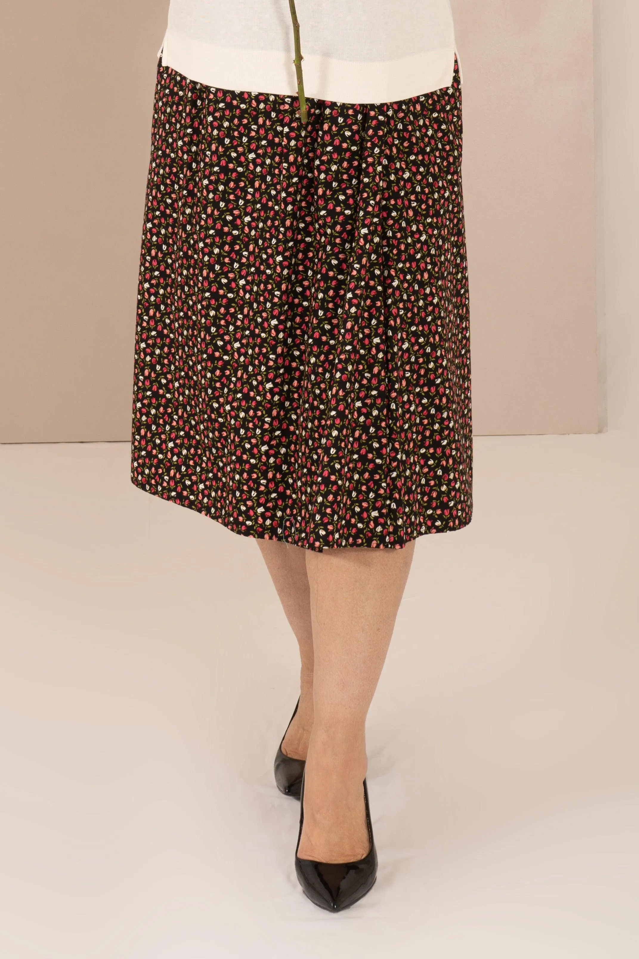 Baby Rose Print Skirt