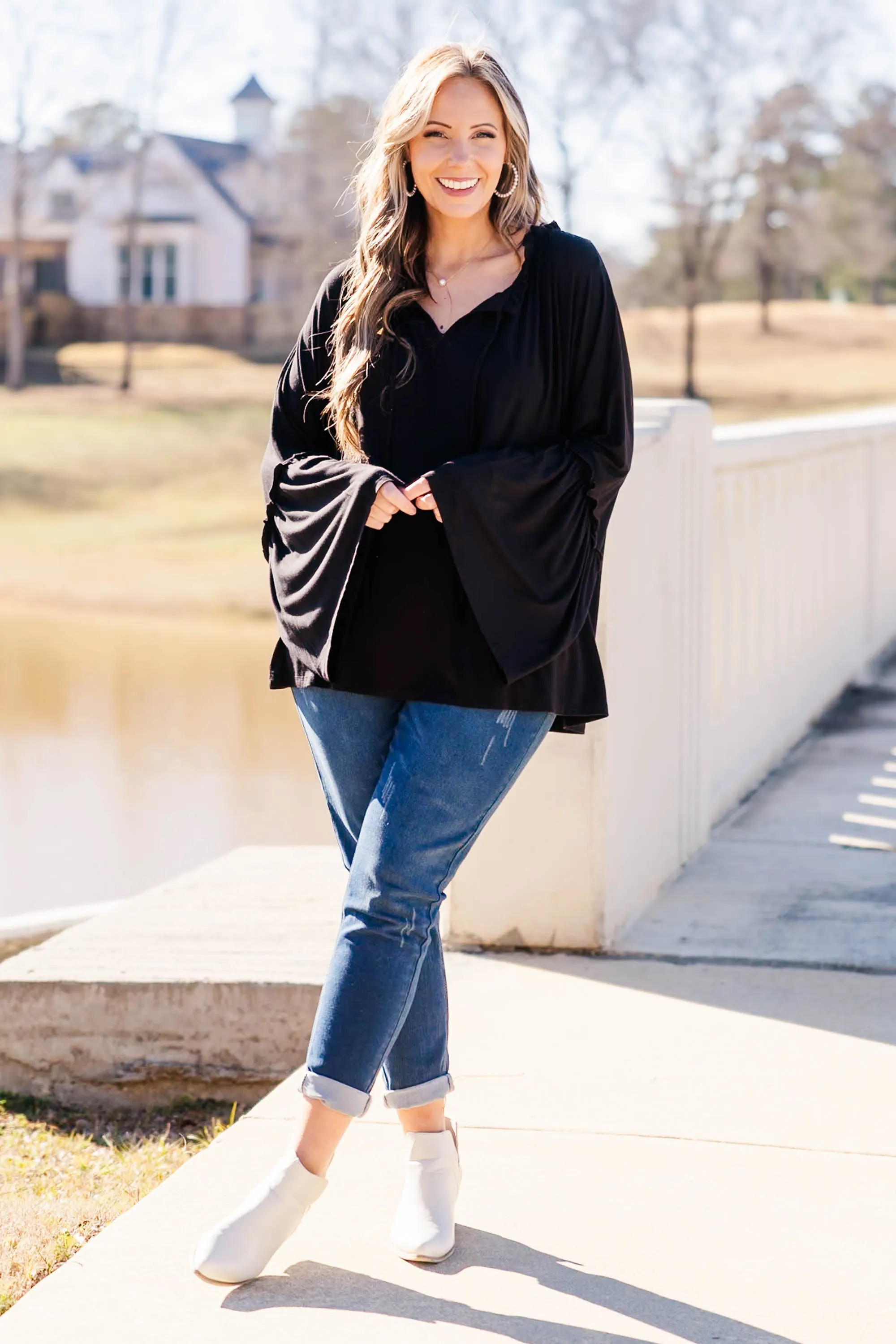 Bell of the Night Top, Black