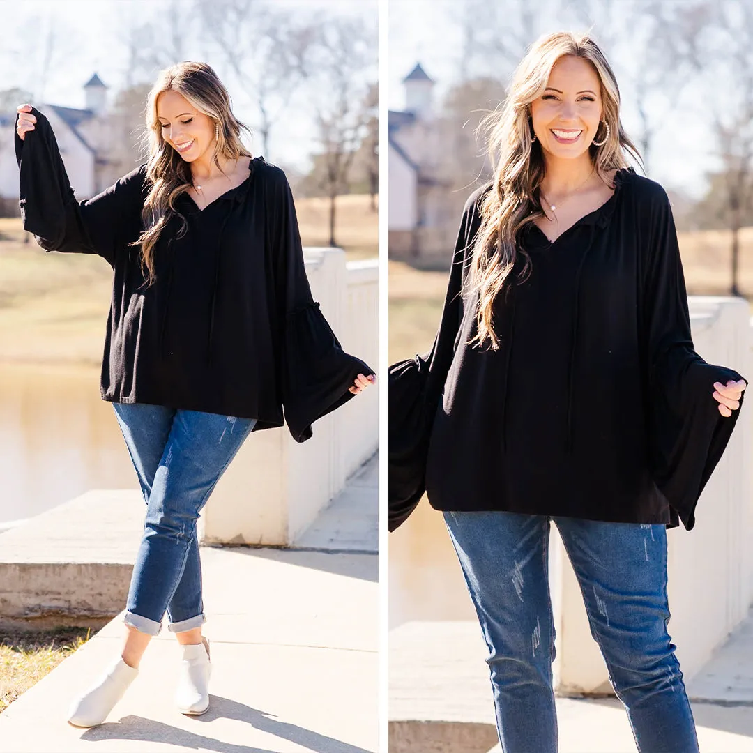 Bell of the Night Top, Black