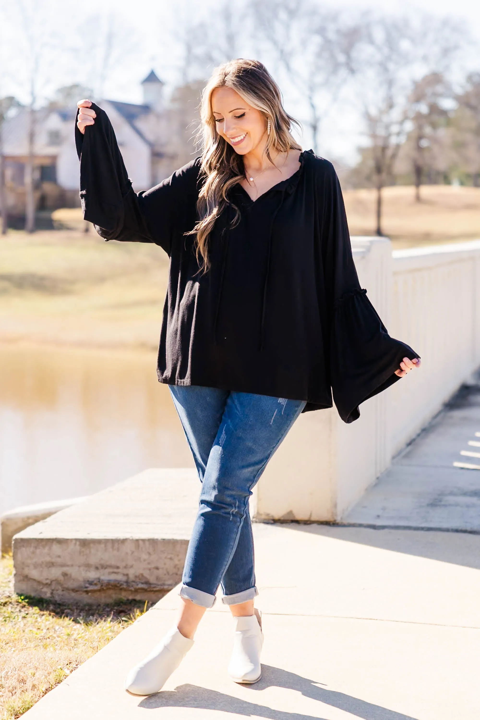 Bell of the Night Top, Black