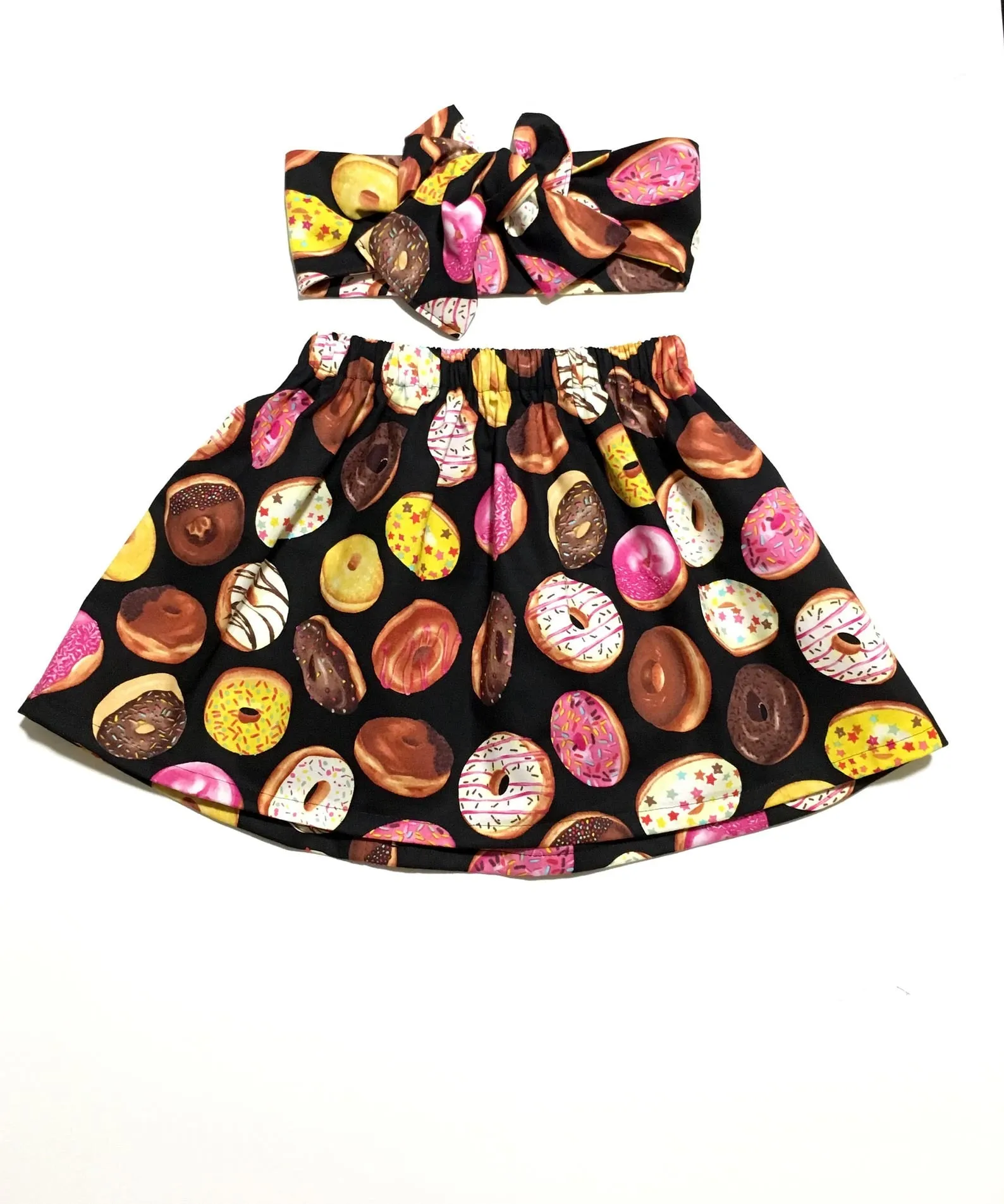 Black Ice Cream Skirt