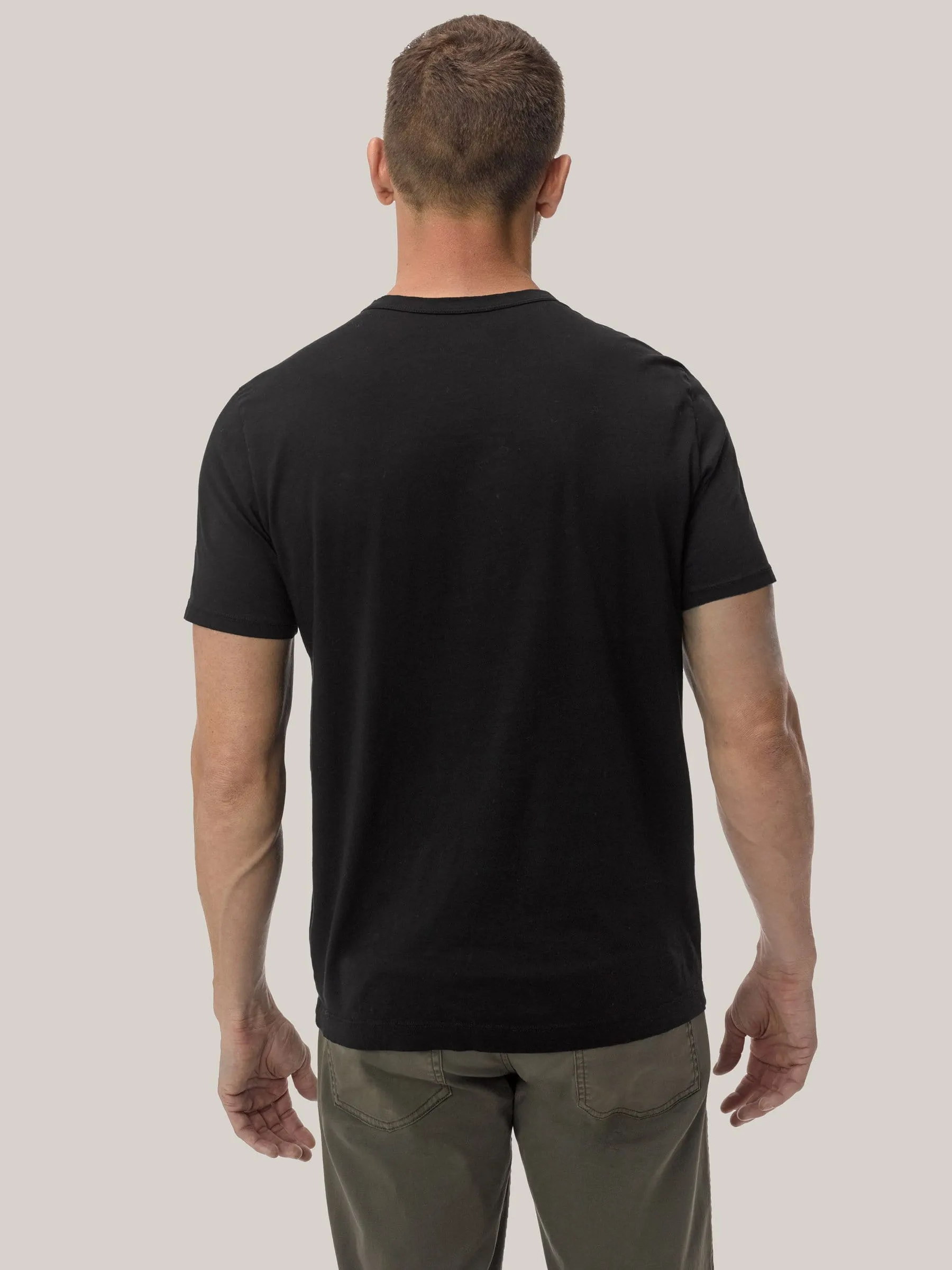 Black Pima Classic Tee
