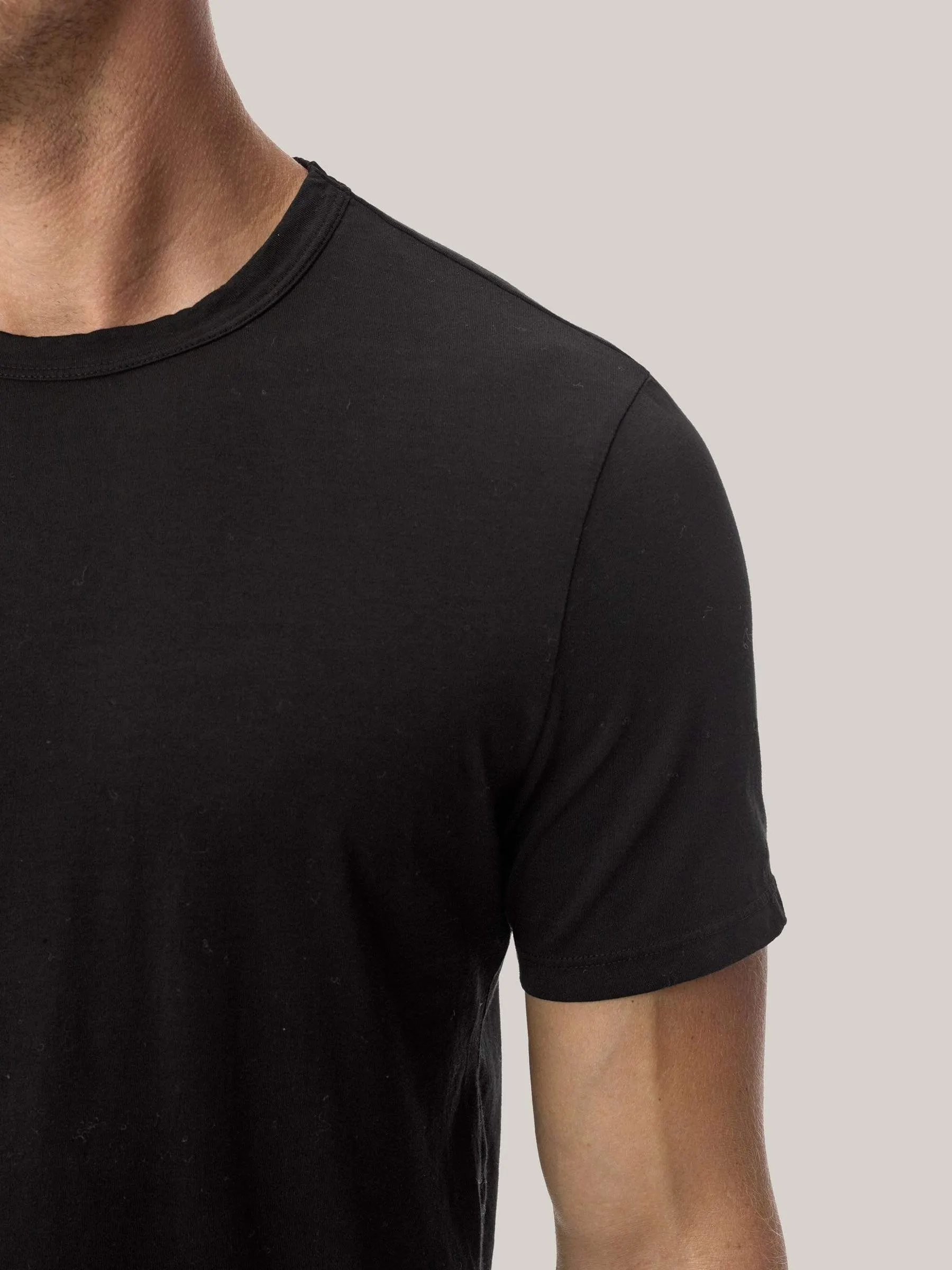 Black Pima Classic Tee