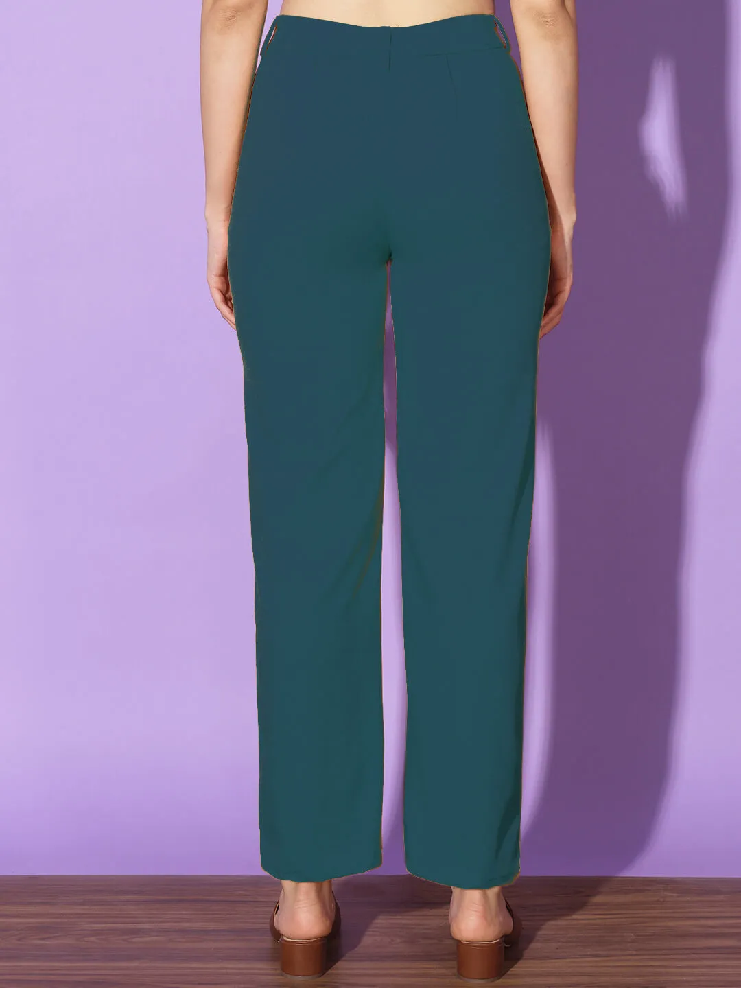 Carrera Full Length Women Formal Trousers and Pants-3300