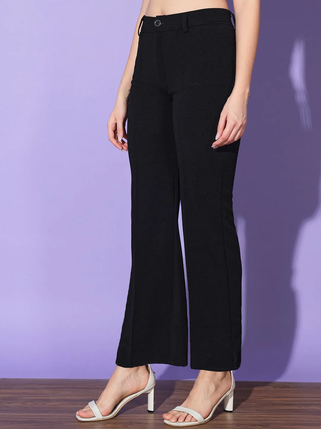 Carrera Full Length Women Formal Trousers and Pants-3300