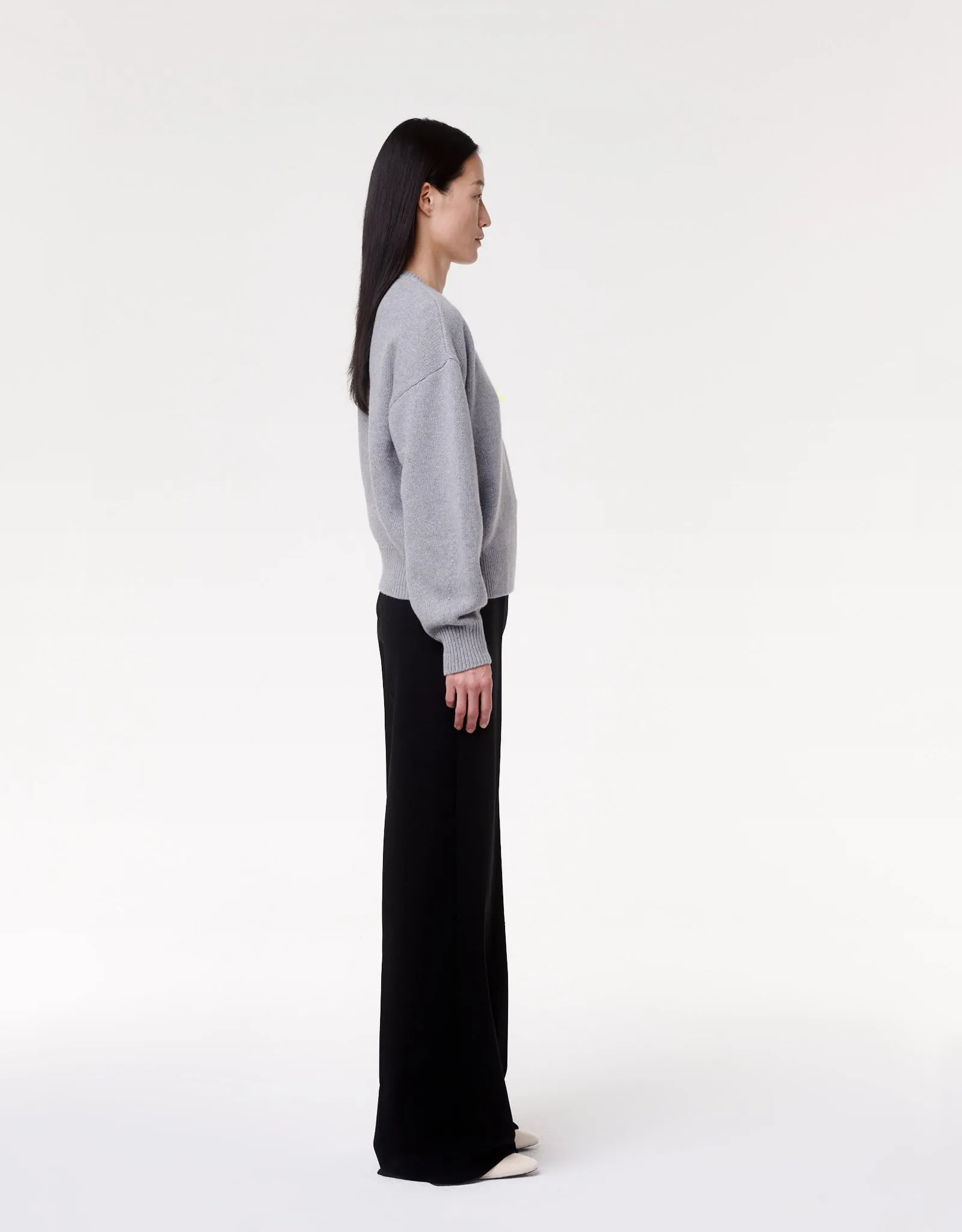 Cashmere Knit Sweatshirt