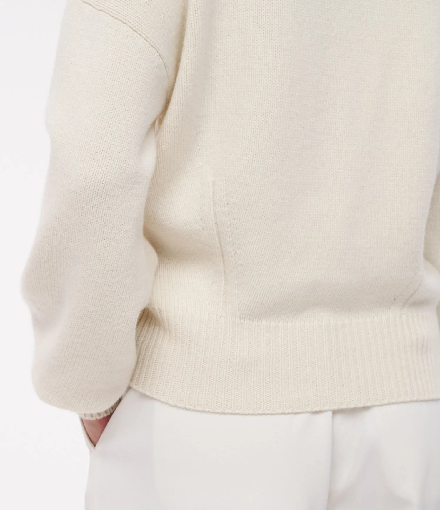 Cashmere Knit Sweatshirt