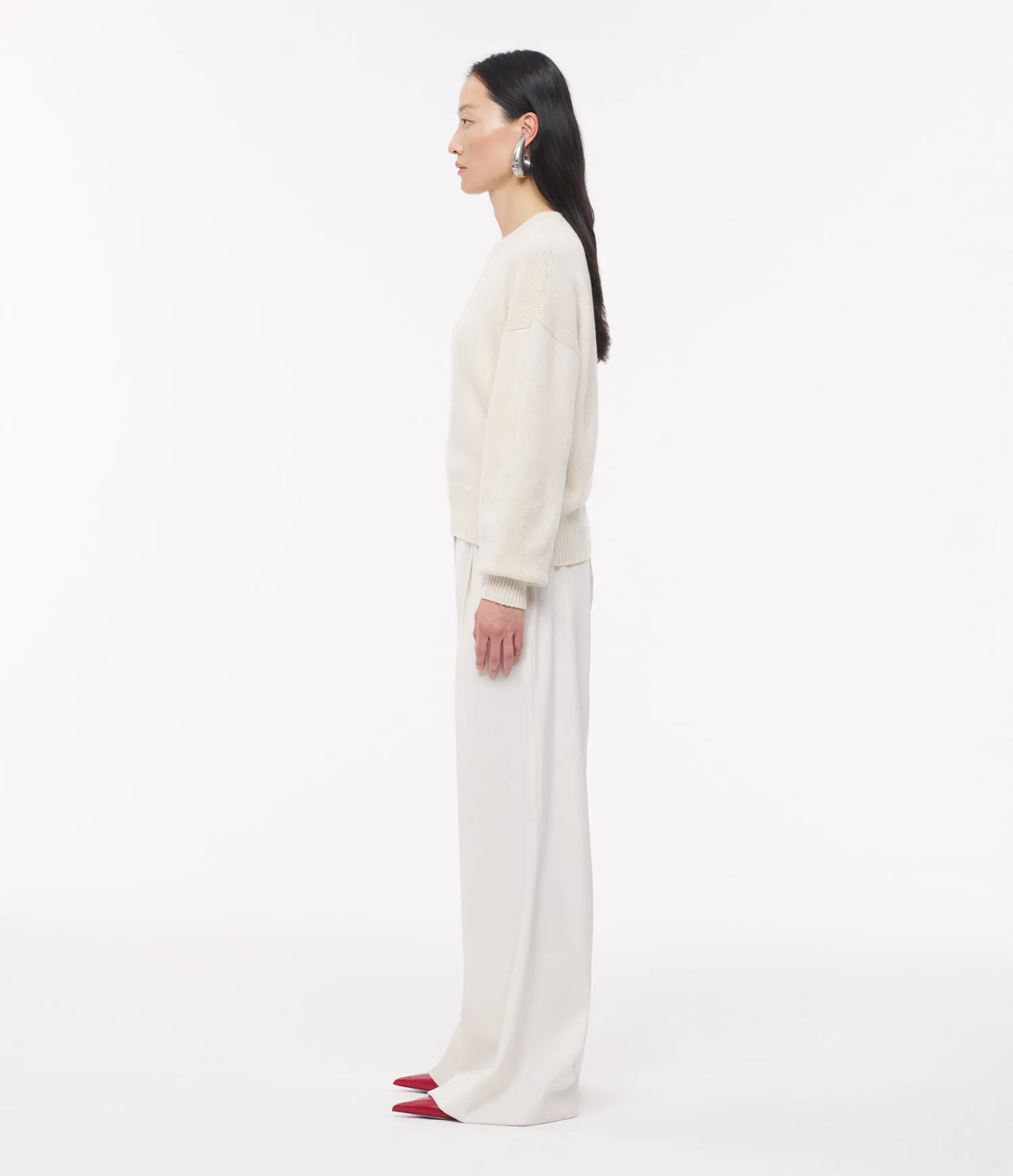 Cashmere Knit Sweatshirt
