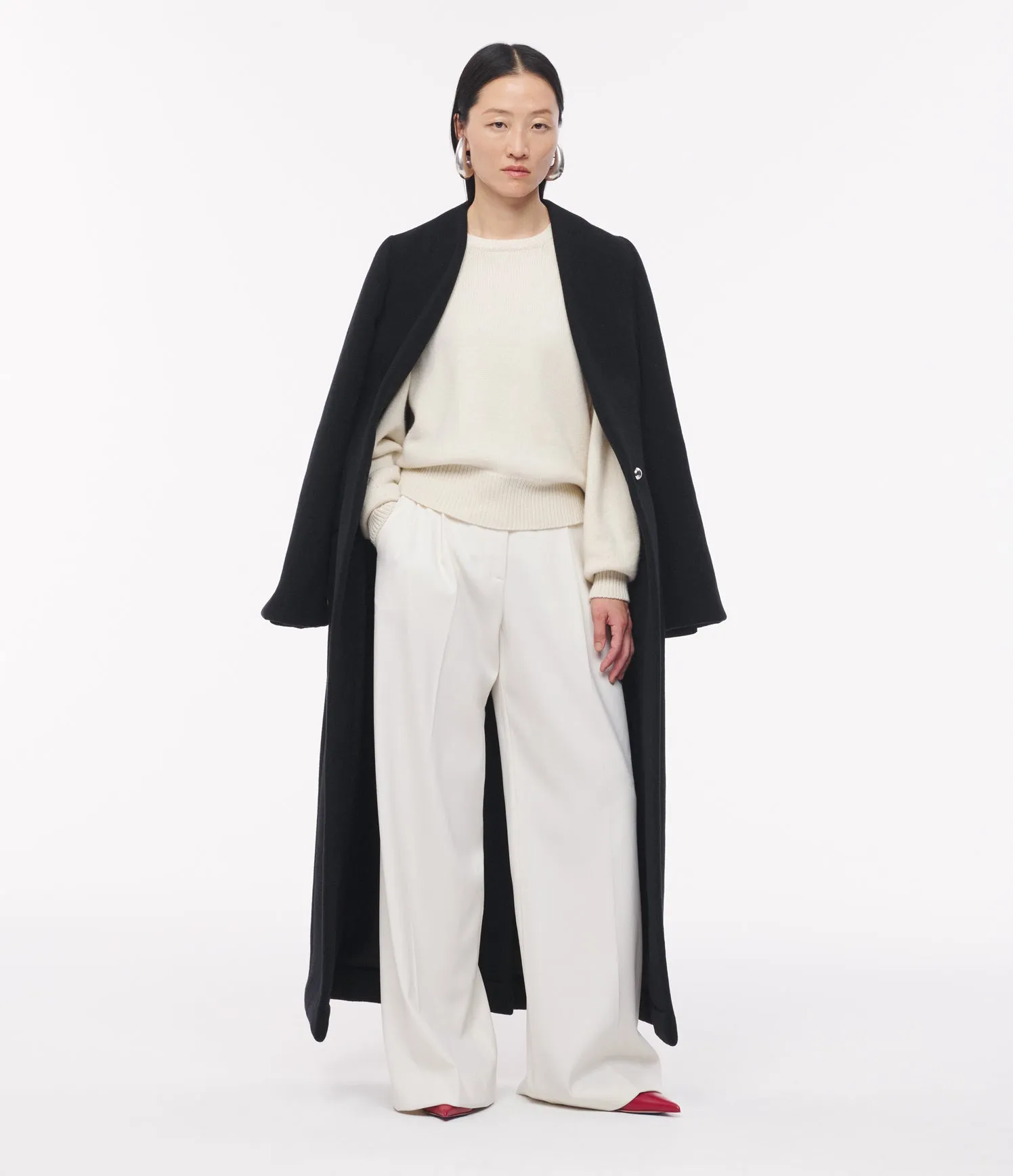 Cashmere Knit Sweatshirt