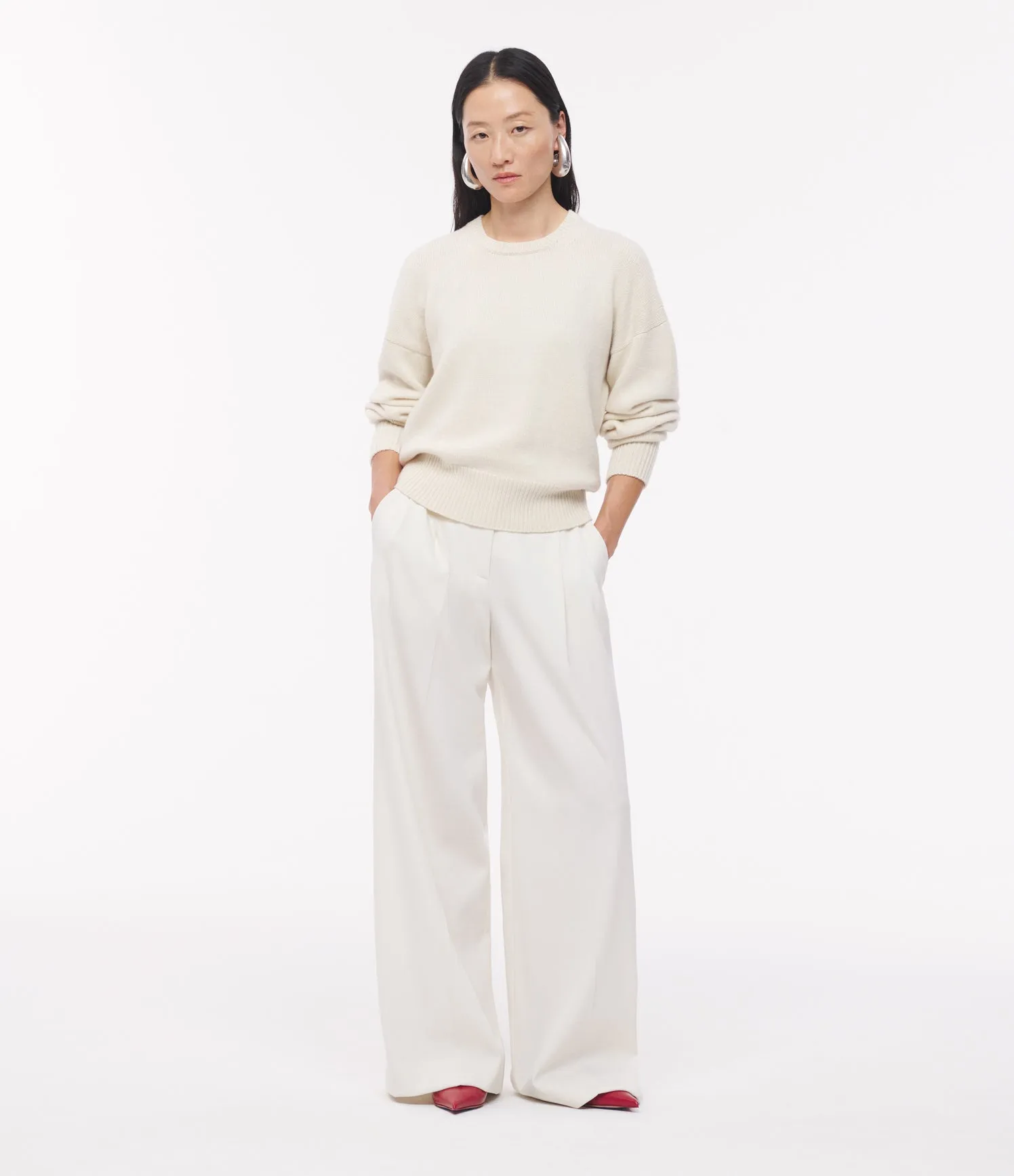 Cashmere Knit Sweatshirt