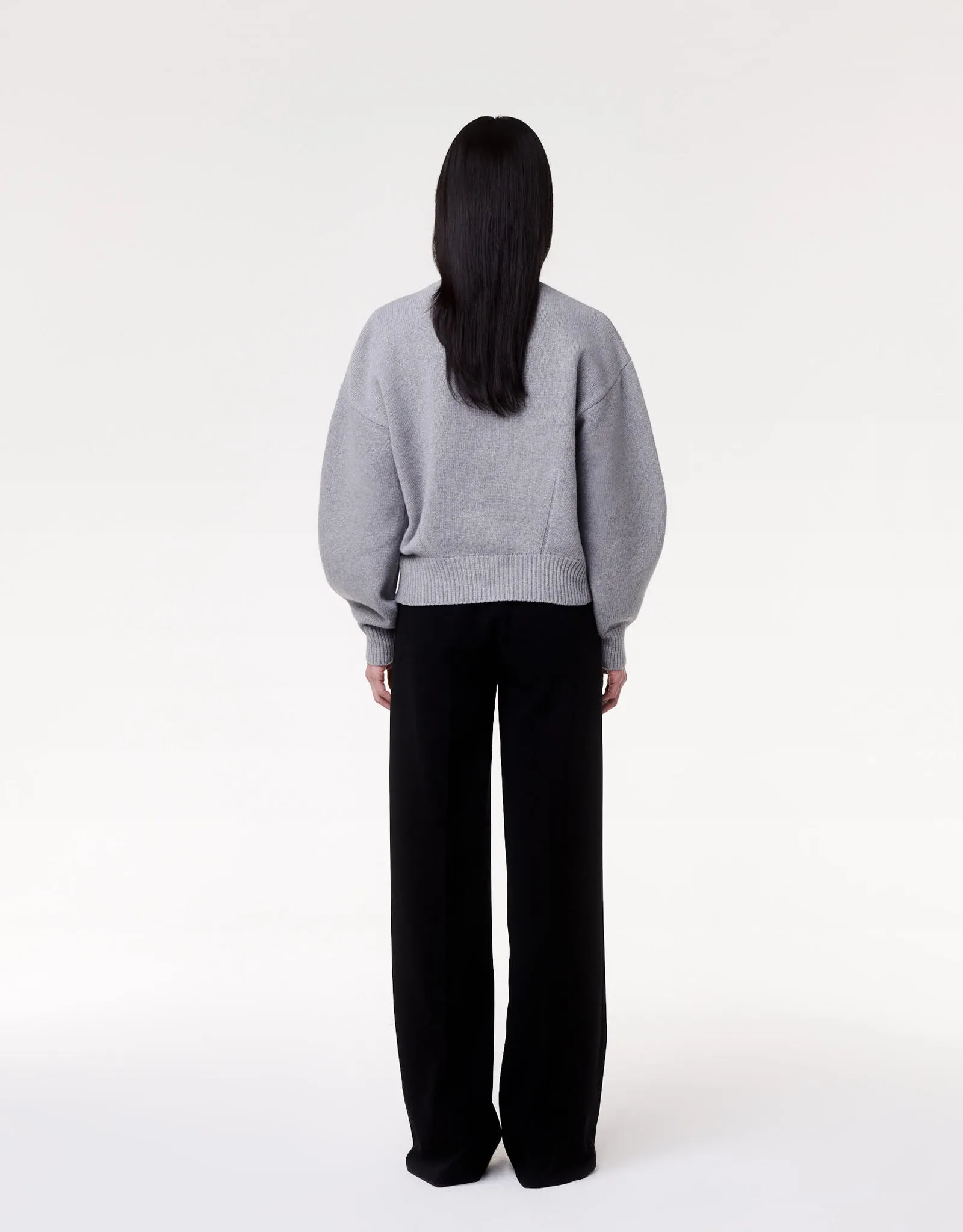 Cashmere Knit Sweatshirt