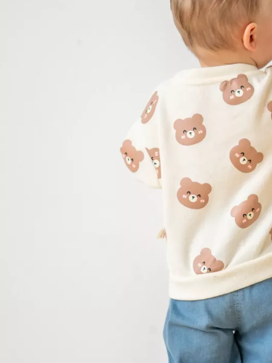 Casual Cartoon T-Shirt & Pants Set
