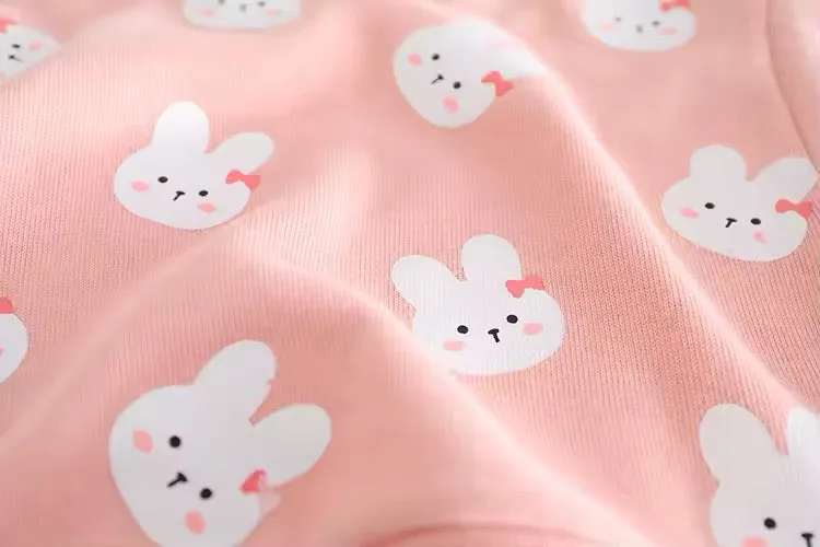 Casual Cartoon T-Shirt & Pants Set