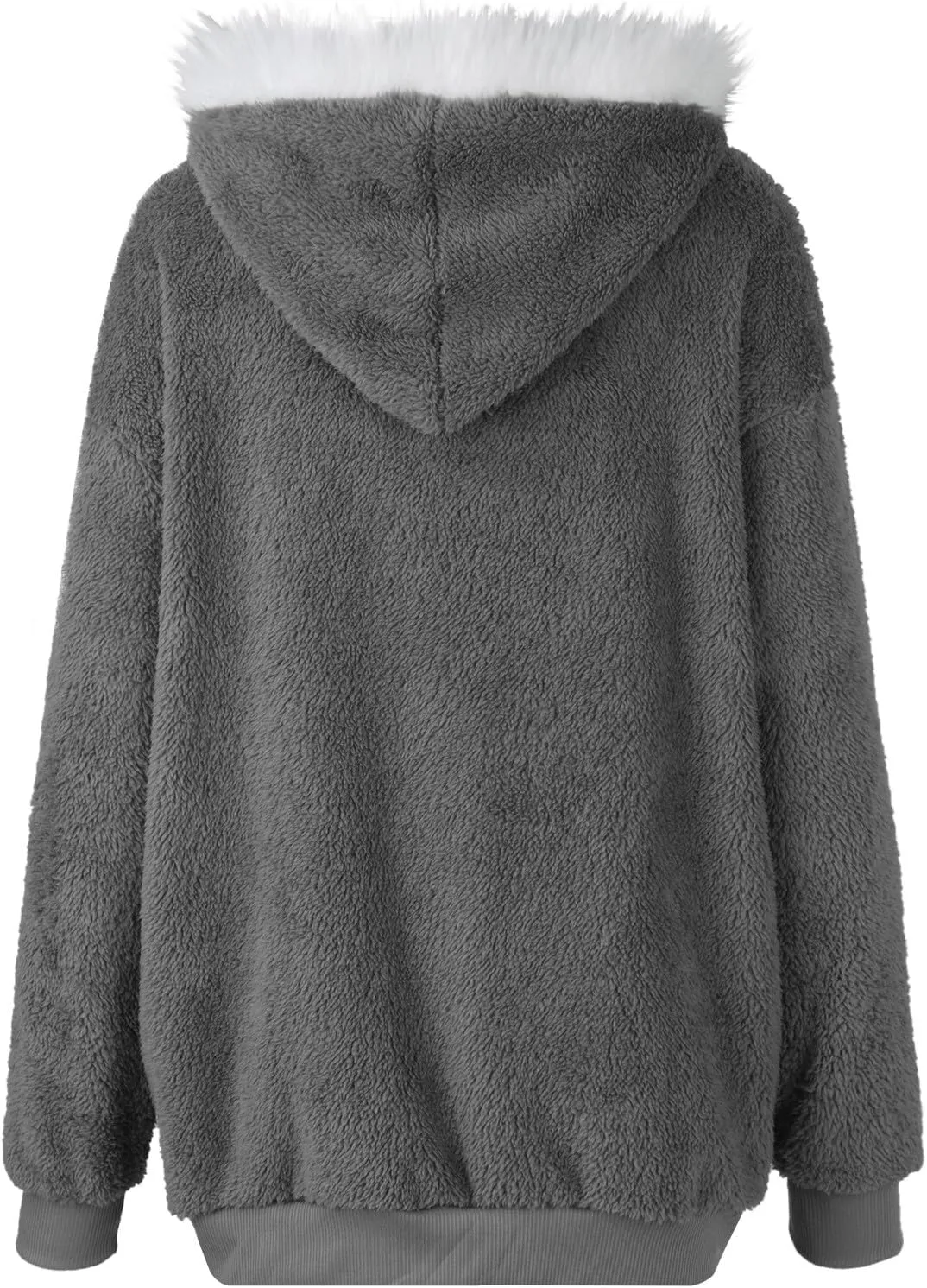 ChicCrate Winter Coats for Women Fleece Sherpa Jacket Fuzzy Hoodie Plush Sweatshirt Long Sleeve Cute Tops Winter Warm Outwear