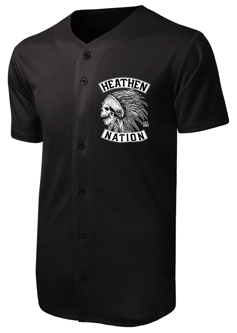 Chief Button-Up Baseball Jersey