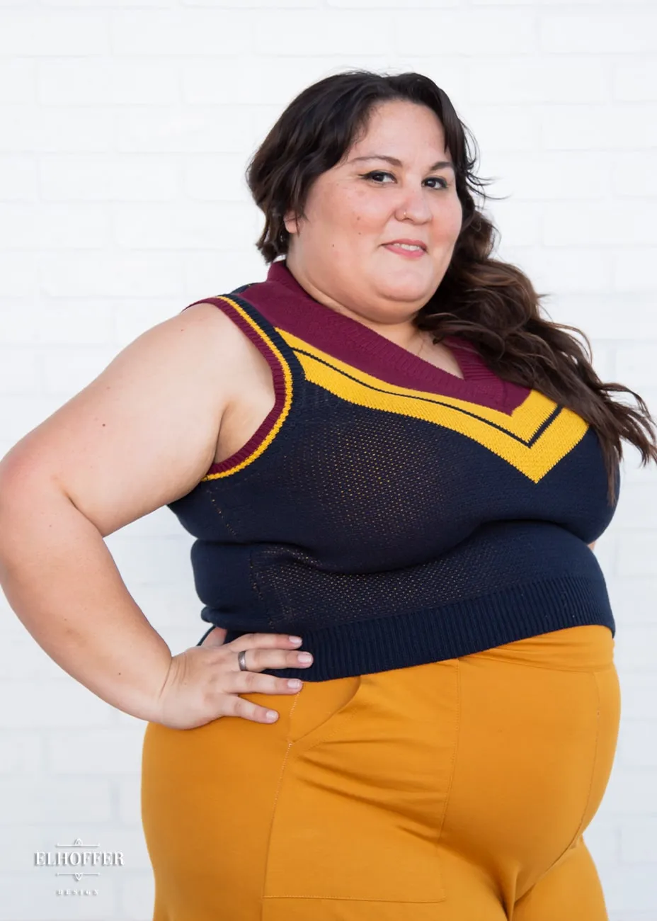 Corps Cropped Sweater Vest
