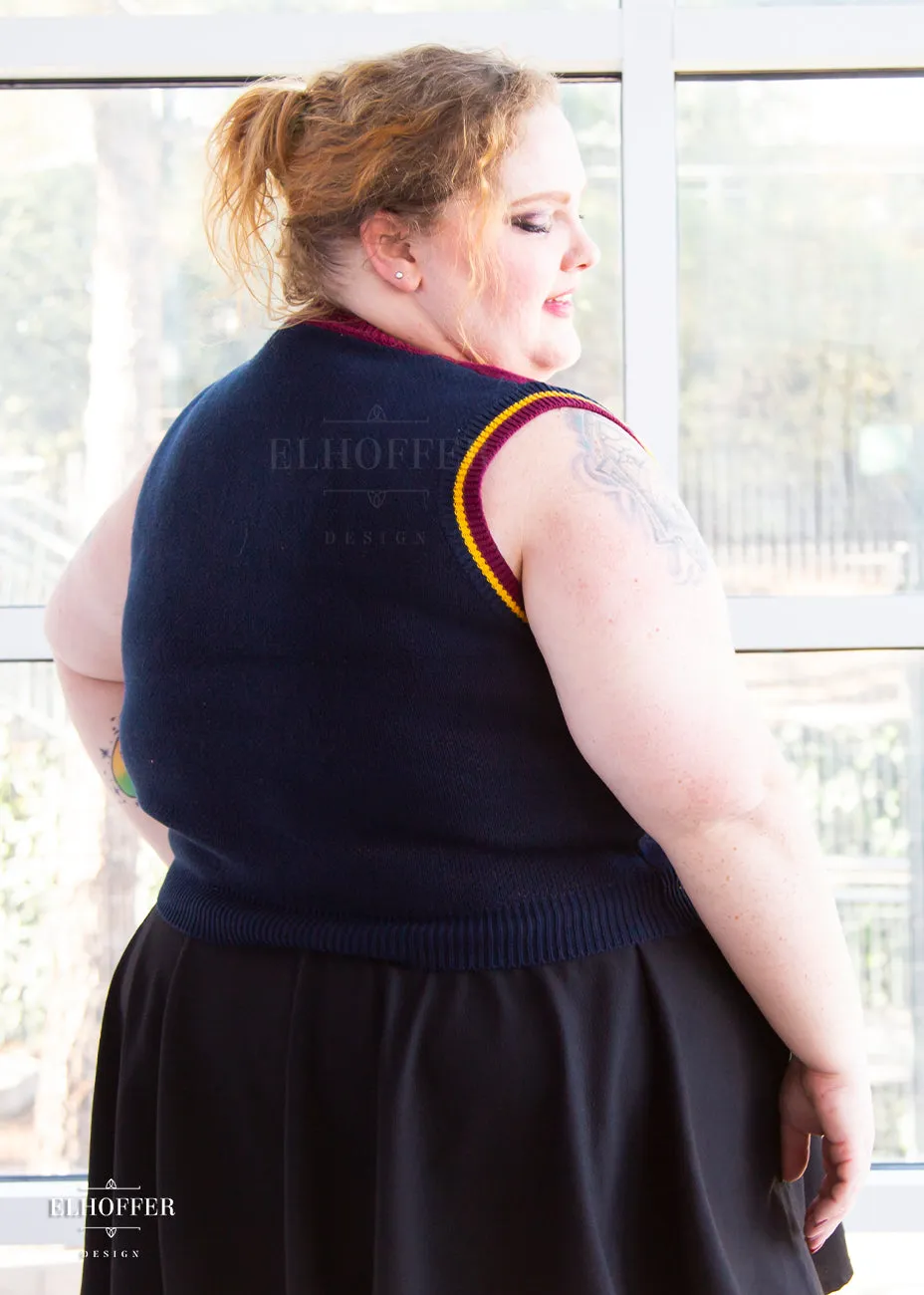 Corps Cropped Sweater Vest