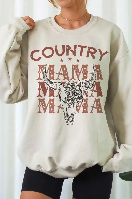COUNTRY MAMA Graphic Sweatshirt