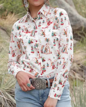 Cruel Girl L/S Button Up Shirt Women's
