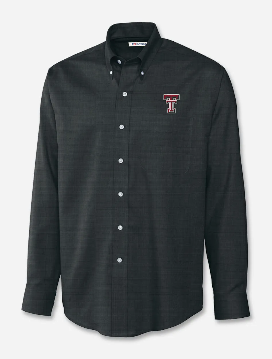 Cutter & Buck Texas Tech "Epic Easy Care Nailshead" Long Sleeve Button Down