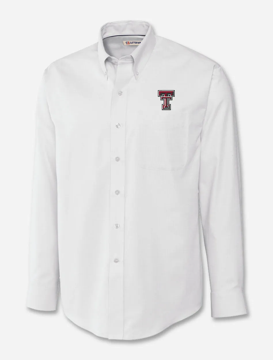 Cutter & Buck Texas Tech "Epic Easy Care Nailshead" Long Sleeve Button Down