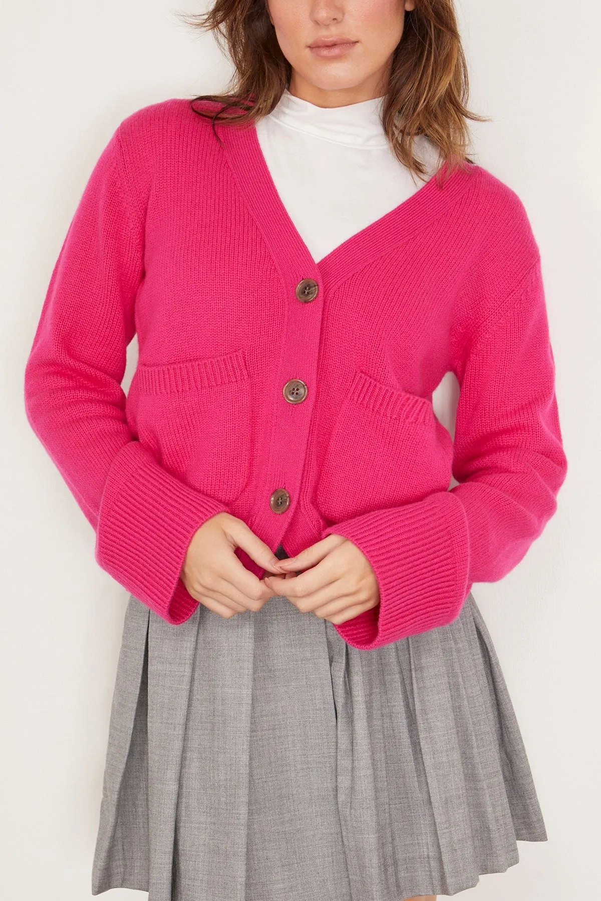 Danni Cardigan in Hibiscus