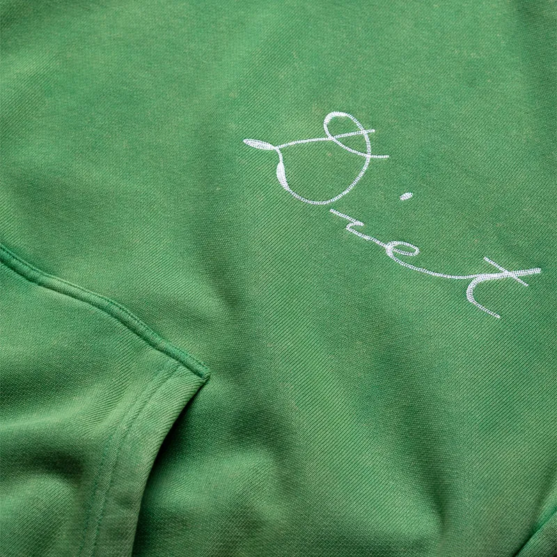 Diet Starts Monday Chainstitch Hoodie - Green