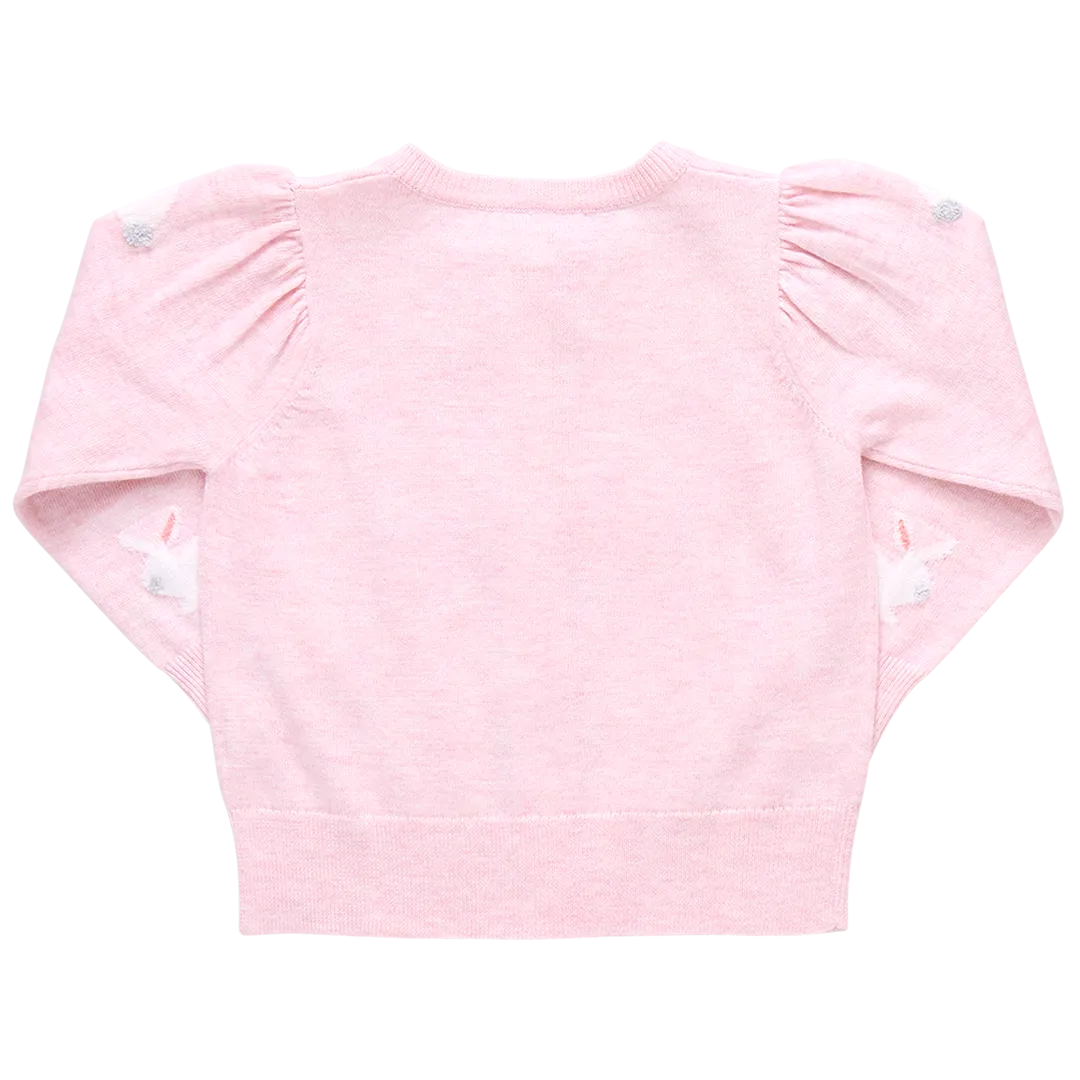 Girls Constance Sweater- Bunny