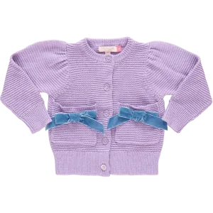 Girls Pocket Sweater - Bows