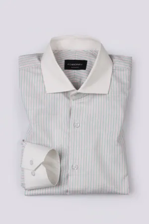Green Pink Balanced Stripes Shirt