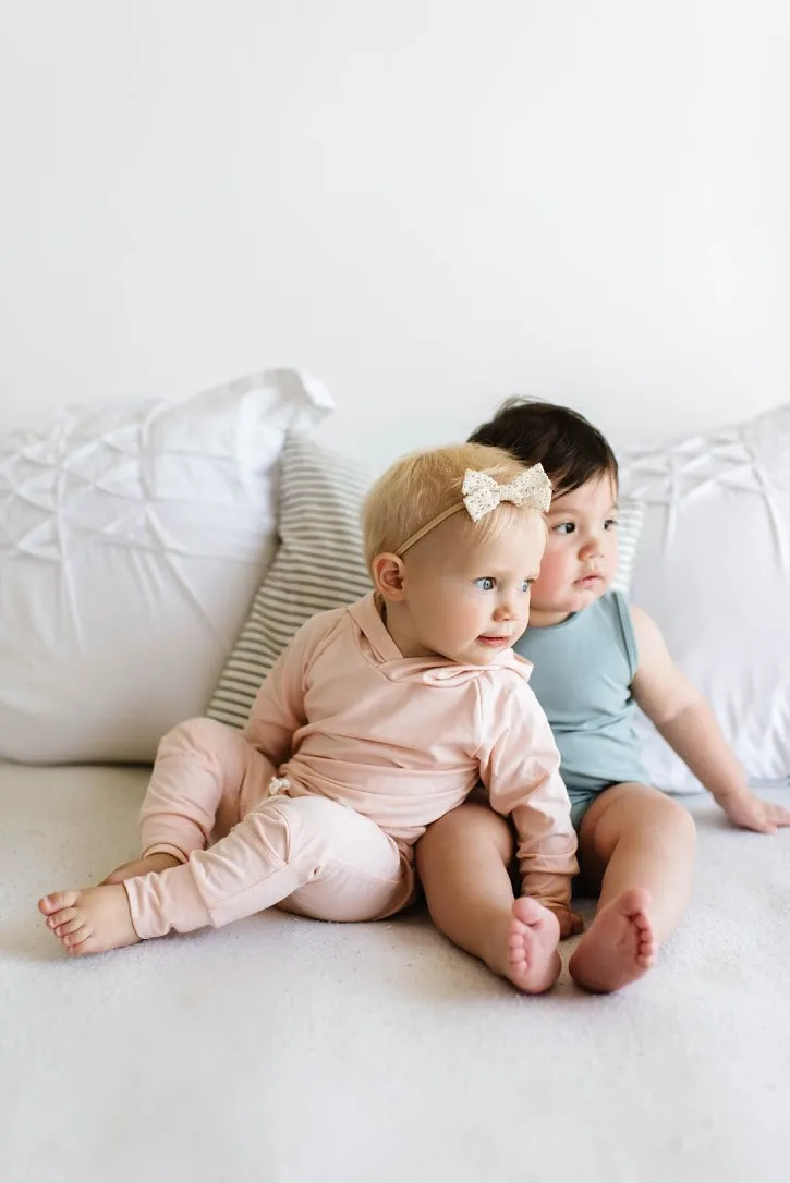 Hoodie in Pale Blush