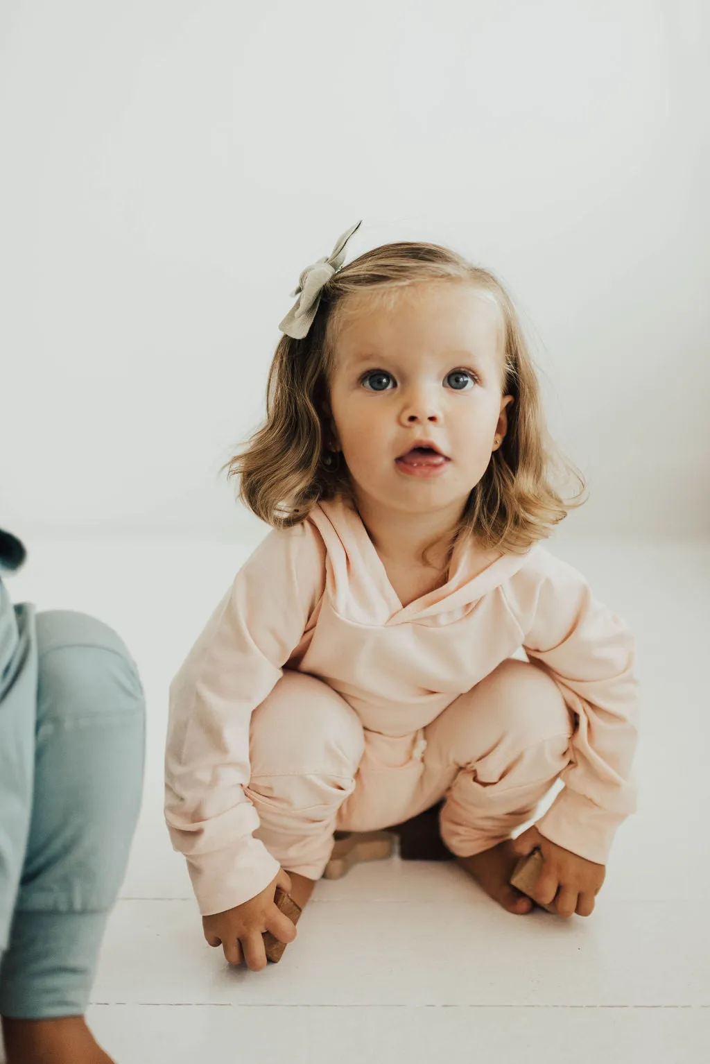 Hoodie in Pale Blush