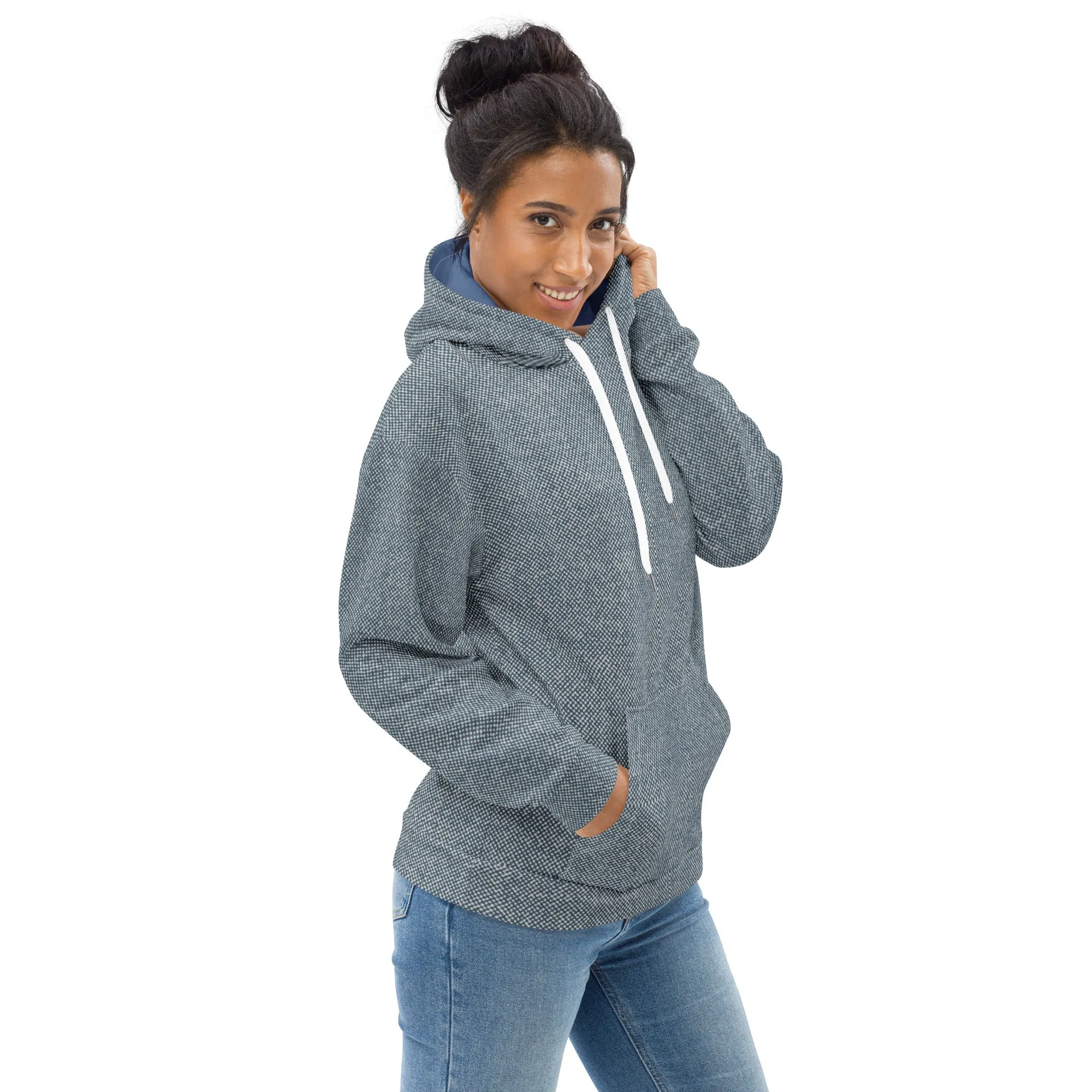 Humble Sportswear™ Denim Blue Relaxed Fit Hoodie