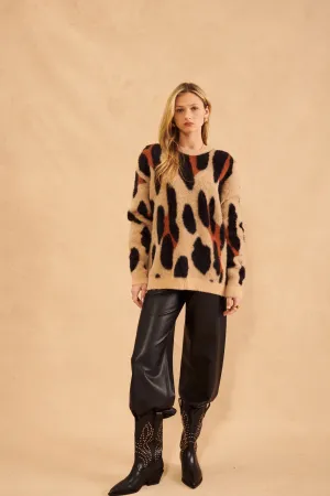John   Jenn - Mylo Sweater in Ferocious