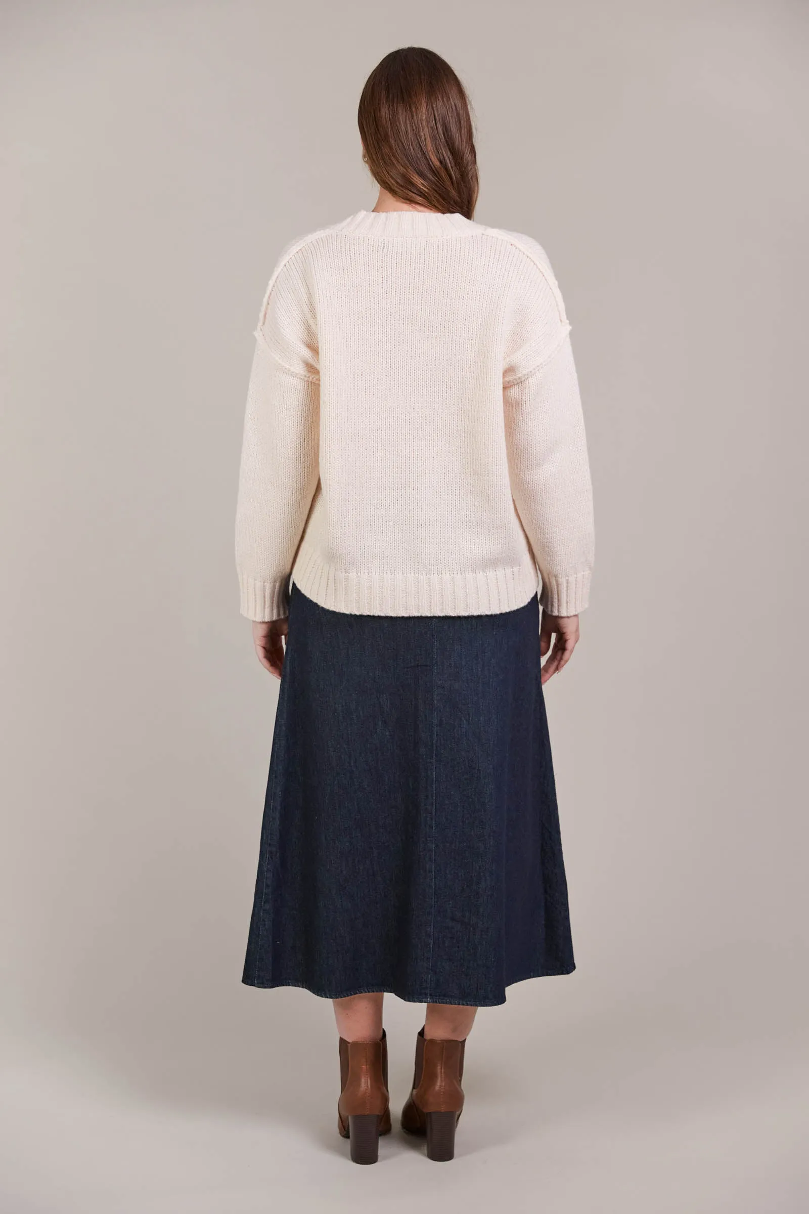 Katana Cardigan - Ecru