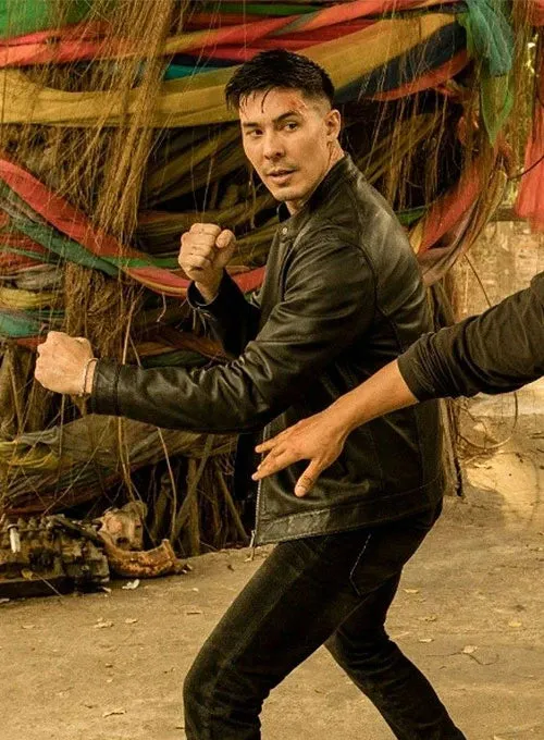LEWIS TAN FISTFUL OF VENGENCE LEATHER JACKET