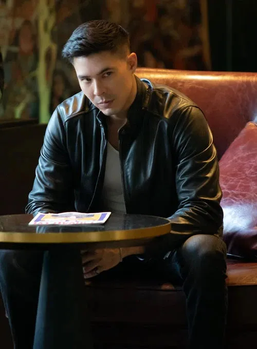 LEWIS TAN FISTFUL OF VENGENCE LEATHER JACKET
