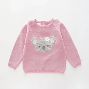 Little Miss Koala, Baby Girls Knit Jumper