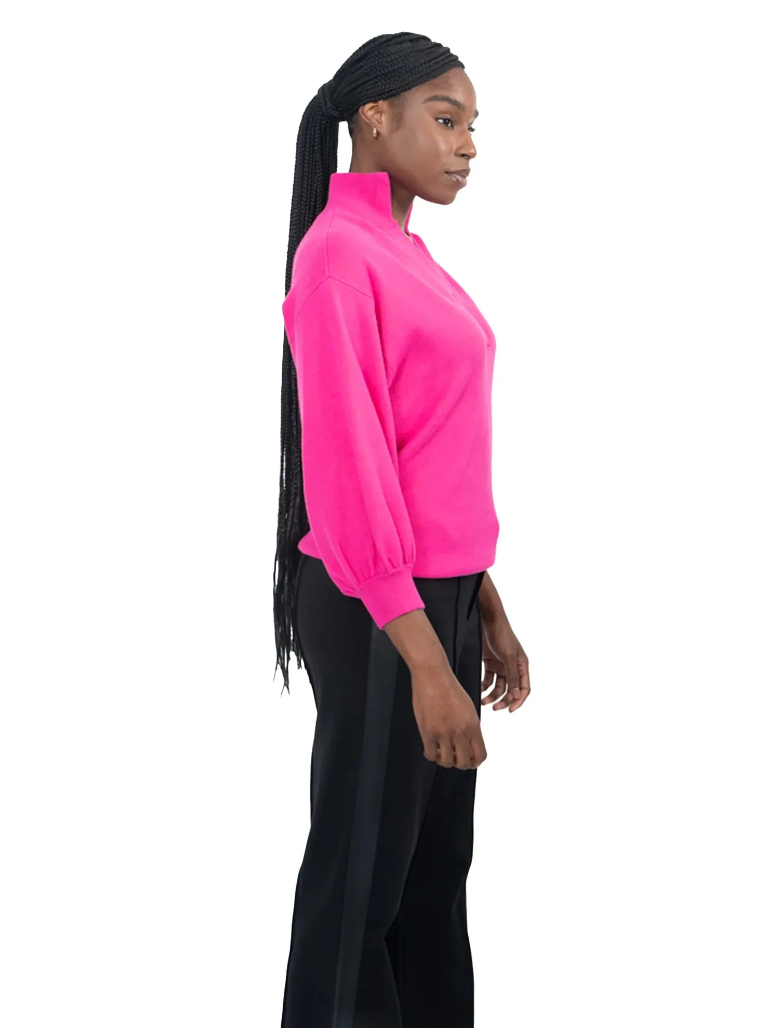 Lolli Sweater-Fuschia Fedora