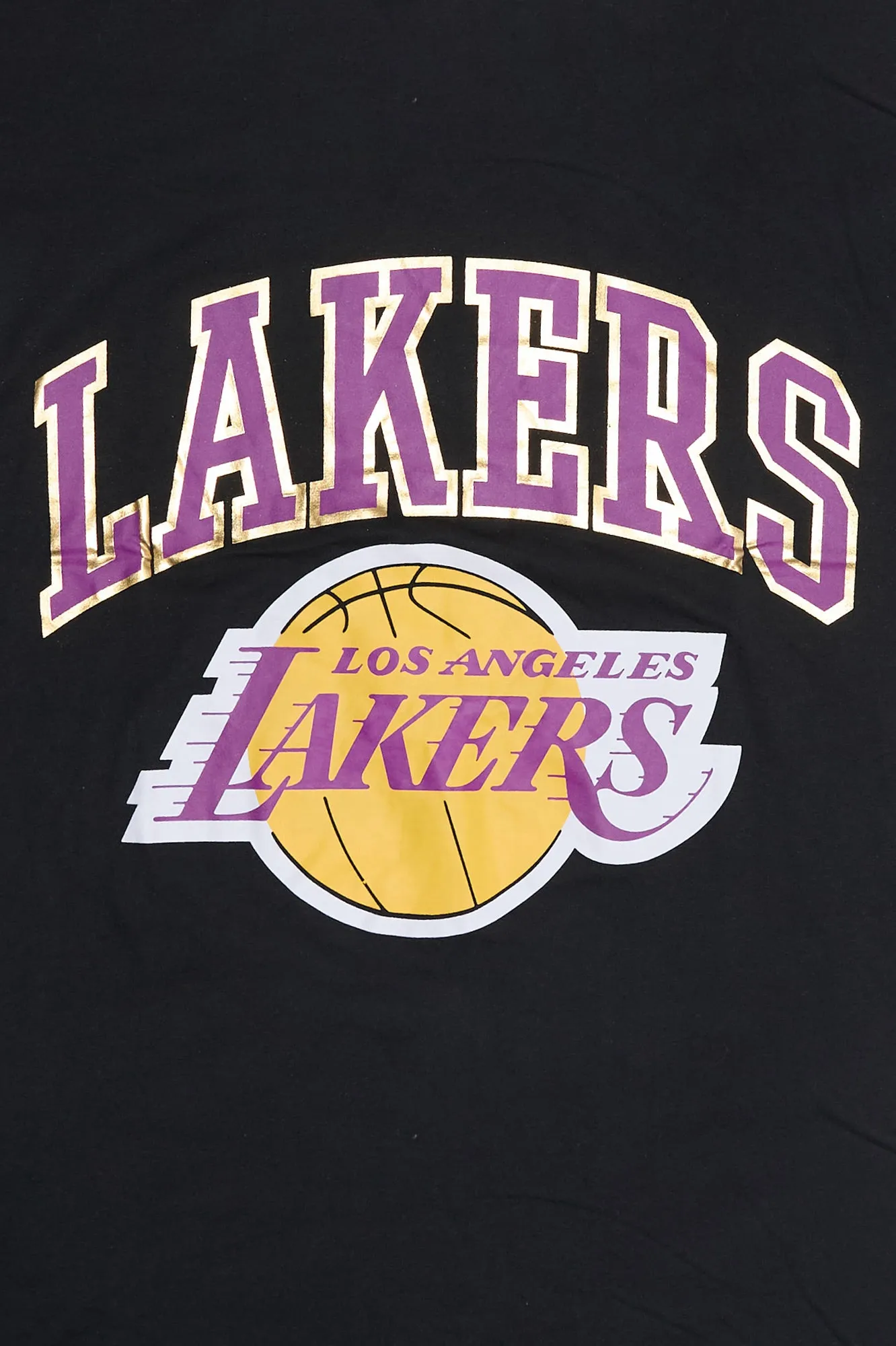 Los Angeles Lakers Foil Print Graphic Tee